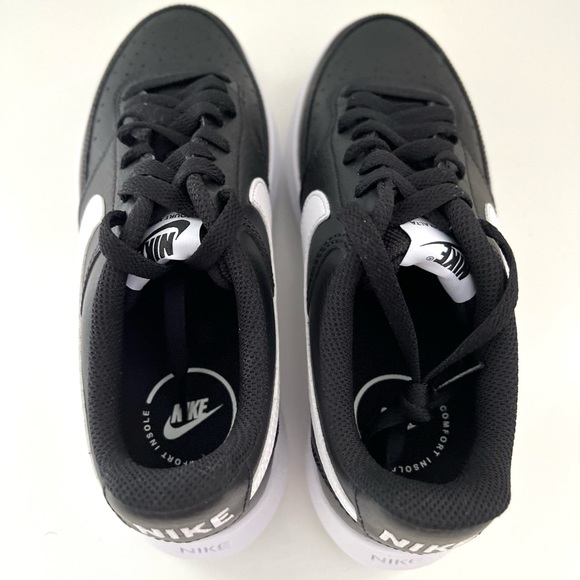 🌟NIKE Women’s Nike Court Vision Alta Black/White - Size 7.5 - Picture 10 of 12